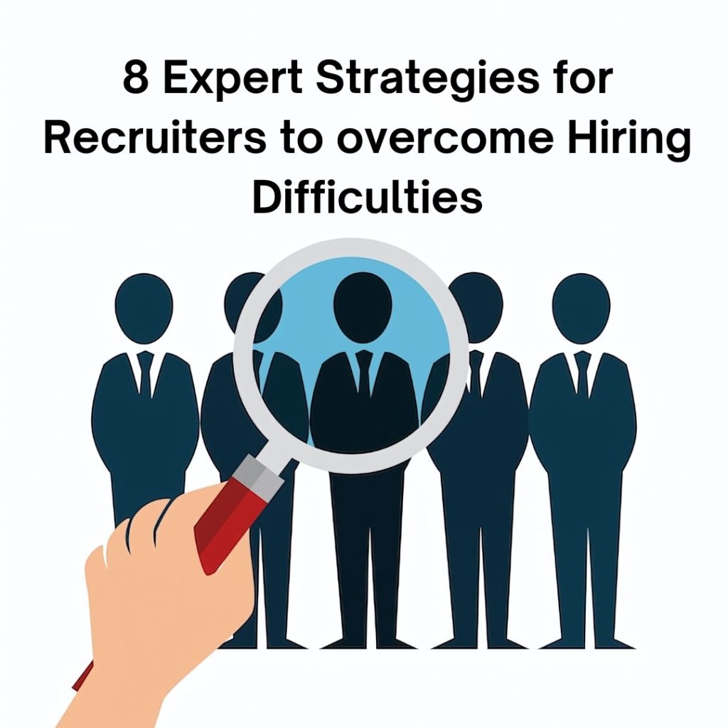 8 Expert Strategies for Recruiters to overcome Hiring Difficulties